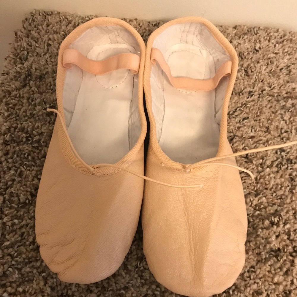 Ballet Dance Leather Shoes Split Sole
